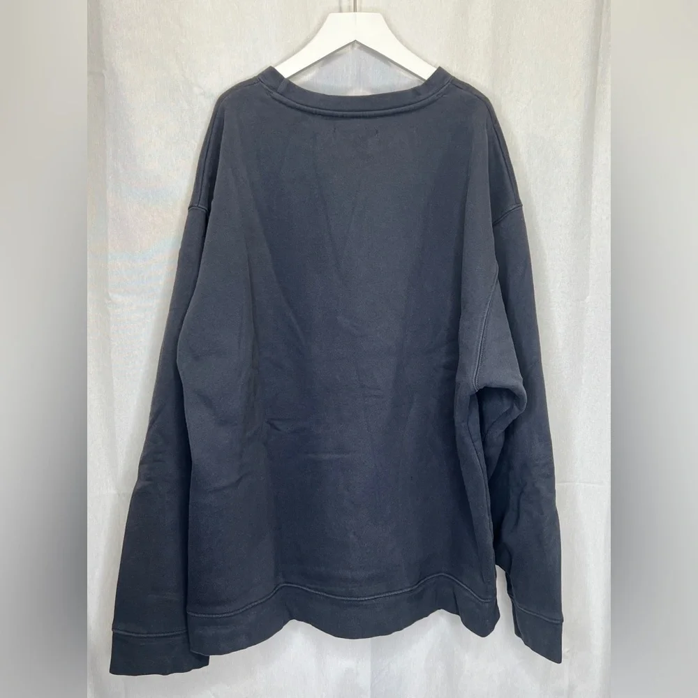 Brunette The Label Charcoal (Jet Black) Crewneck (2XL/3XL) - Picture 2 of 3